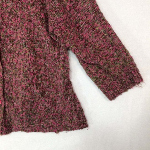 Art and‎ Soul Pink Cardigan Sweater, 3/4 Sleeves, L - Picture 2 of 9